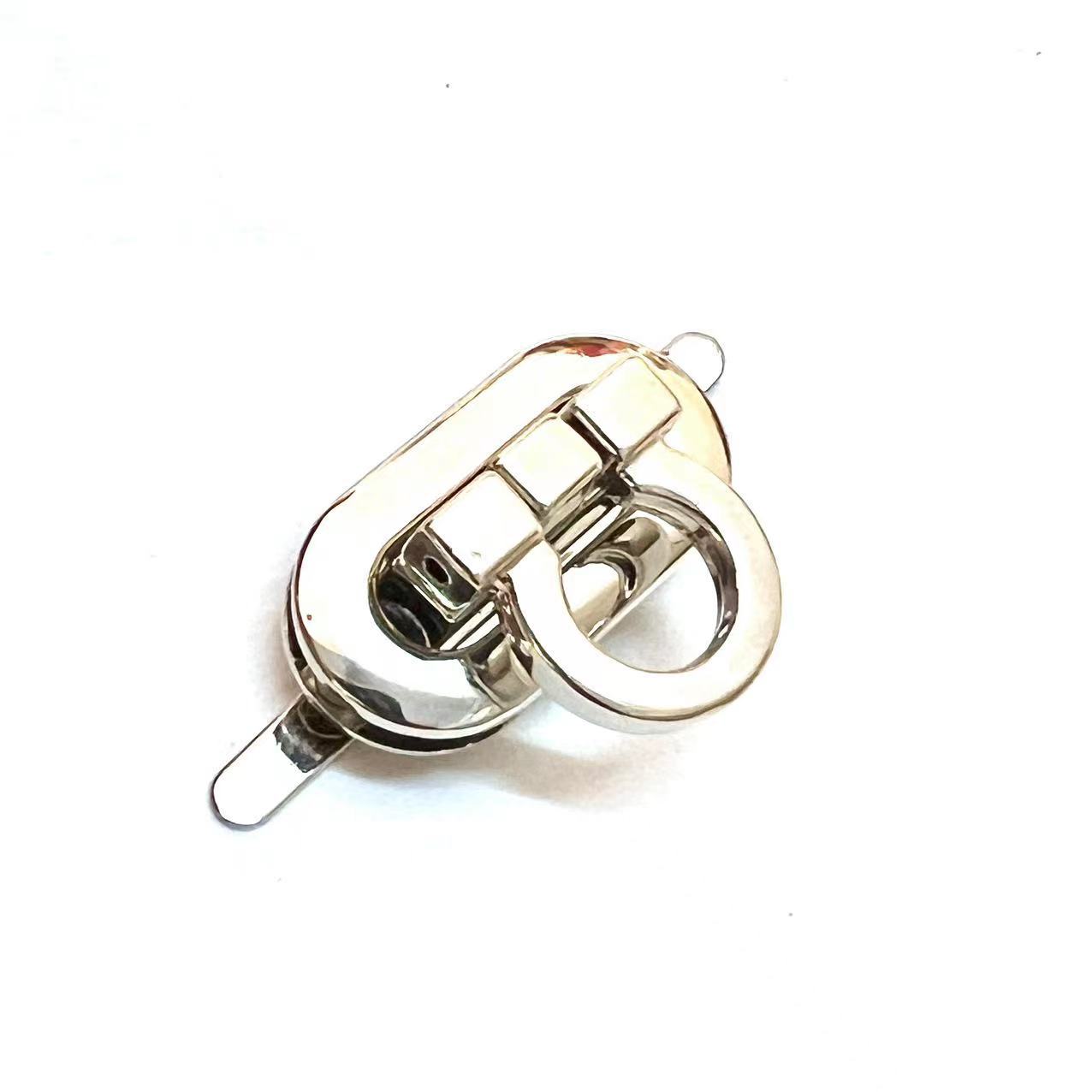 Oval torcedura cerradura equipaje accesorios de hardware joyería creativa ropa de bricolaje Oval cerradura de la palanca de bloqueo de la bolsa de bloqueo