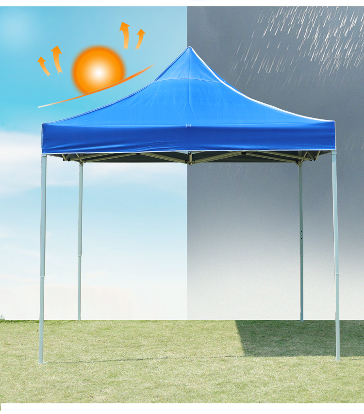 Outdoor Advertising Four Leg Tent Umbrella Folding Canopy Telescopic Awning Canopy Stall Four Corner Large Umbrella