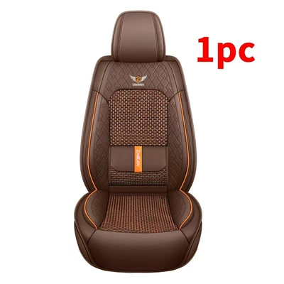 Full Surround Car Seat Cushion, Seat cushion, seat cover - single-coffee-color