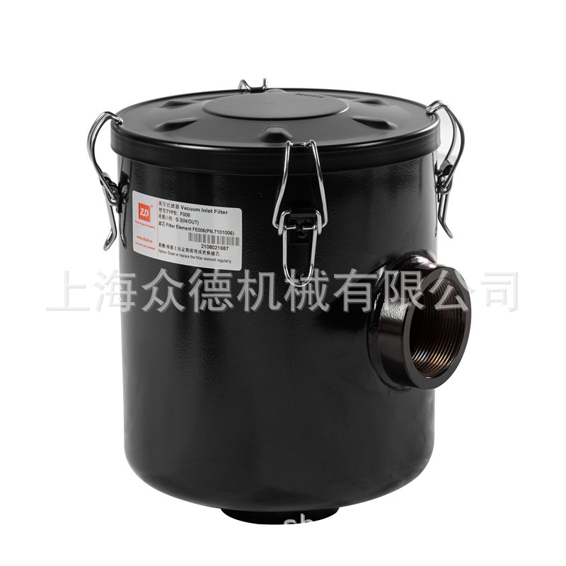 供应 ZD-众德 真空过滤器 F006 吸气过滤器