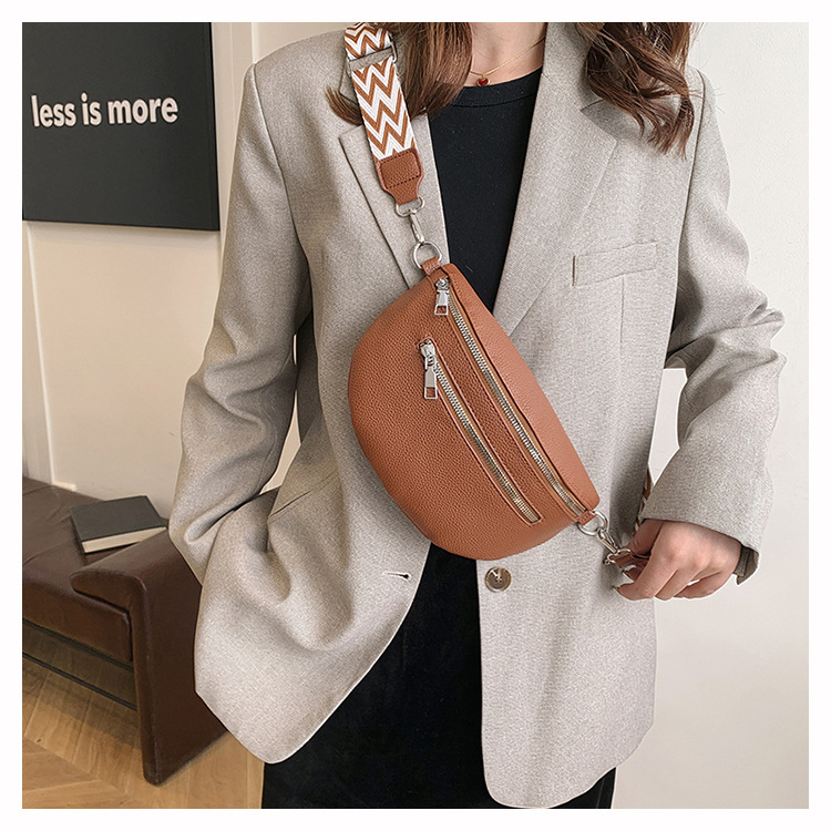 Women's Streetwear Solid Color Pu Leather Waist Bags display picture 9