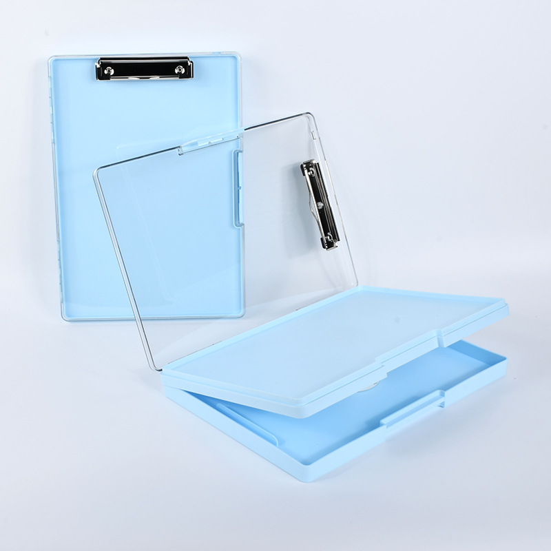 多機能フォルダー学生ライティングパッド大容量印刷可能なロゴドキュメント収納ボックス A4 強力なファイルボード