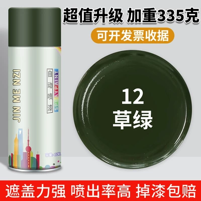 Automatic Hand-Operated Self-Spray Paint Car, Avtomobil boya qələmləri - grass-greenextra-volume-quick-dryinganti-rust-and-anti-corrosionstrong-adhesion