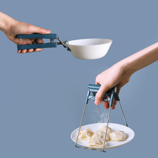 Take the Bowl clip anti-scalding clip kitchen tool Bowl clip plate clip steamed dish clip pick up anti-slip anti-scalding hand clip tray lifting