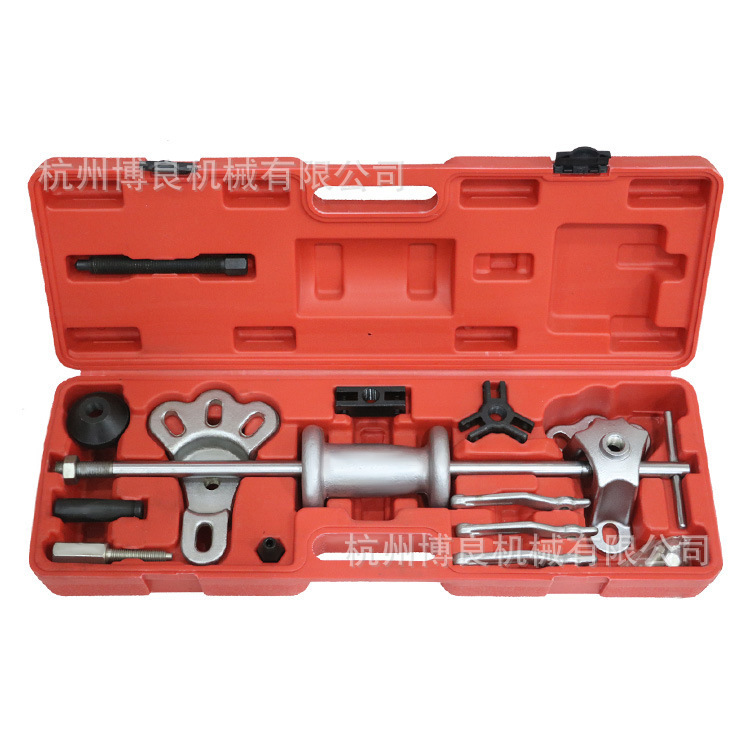 Herramienta de combinación de reparación de la máquina universal tire caballo diapositiva martillo tire juego establece freno depresión chapa hardware Caja de Herramientas