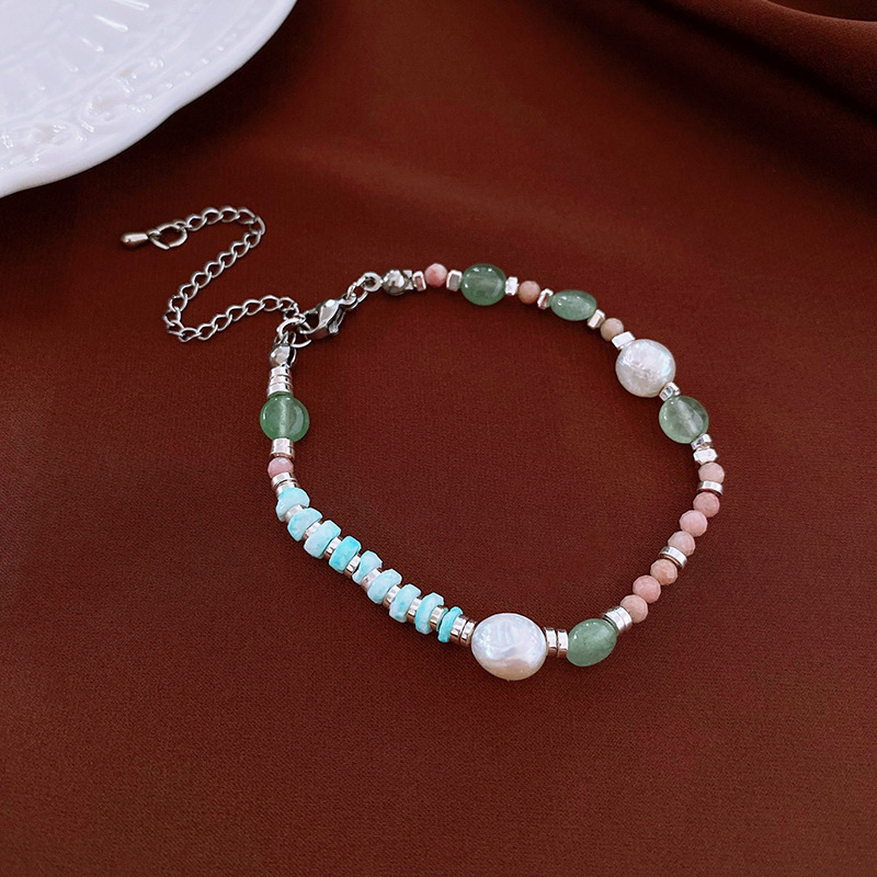 107 brazaletes - verde - Azul - Rosa