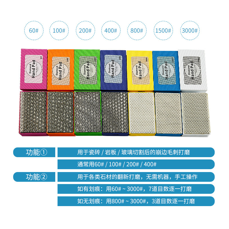 Azulejo de cerámica recorte artefacto roca placa ribete disco de pulido diamante trimmer vidrio diamante mano herramienta de limpieza