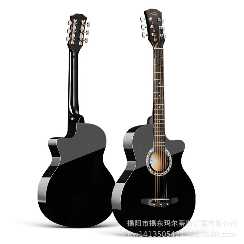 (Wholesale), guitar, musical instruments, matte classic practice for beginners, 38 inch 2