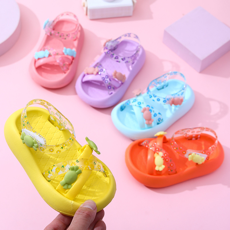 New summer children's slippers girls ind...