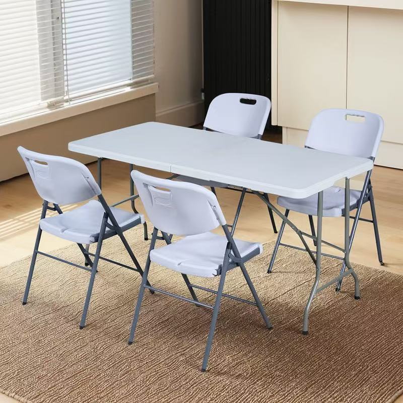 Estricta selección de 1.8 metros de moldeo por soplado mesas plegables multipropósito mesas de comedor portátiles mesas plegables para automóviles mesas plegables al aire libre image 3