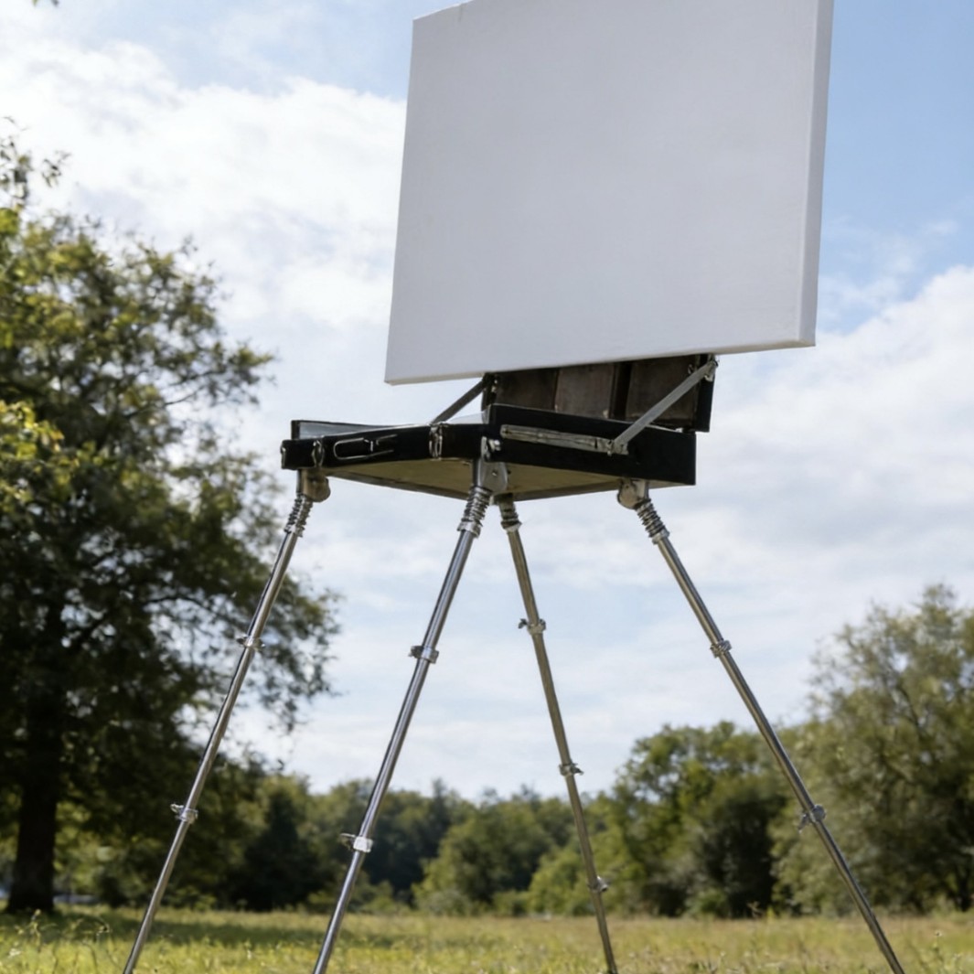 Portable Oil Painting Box, Convenient for Outdoor Sketching, Stable and Durable Large Foldable Oil Painting Box
