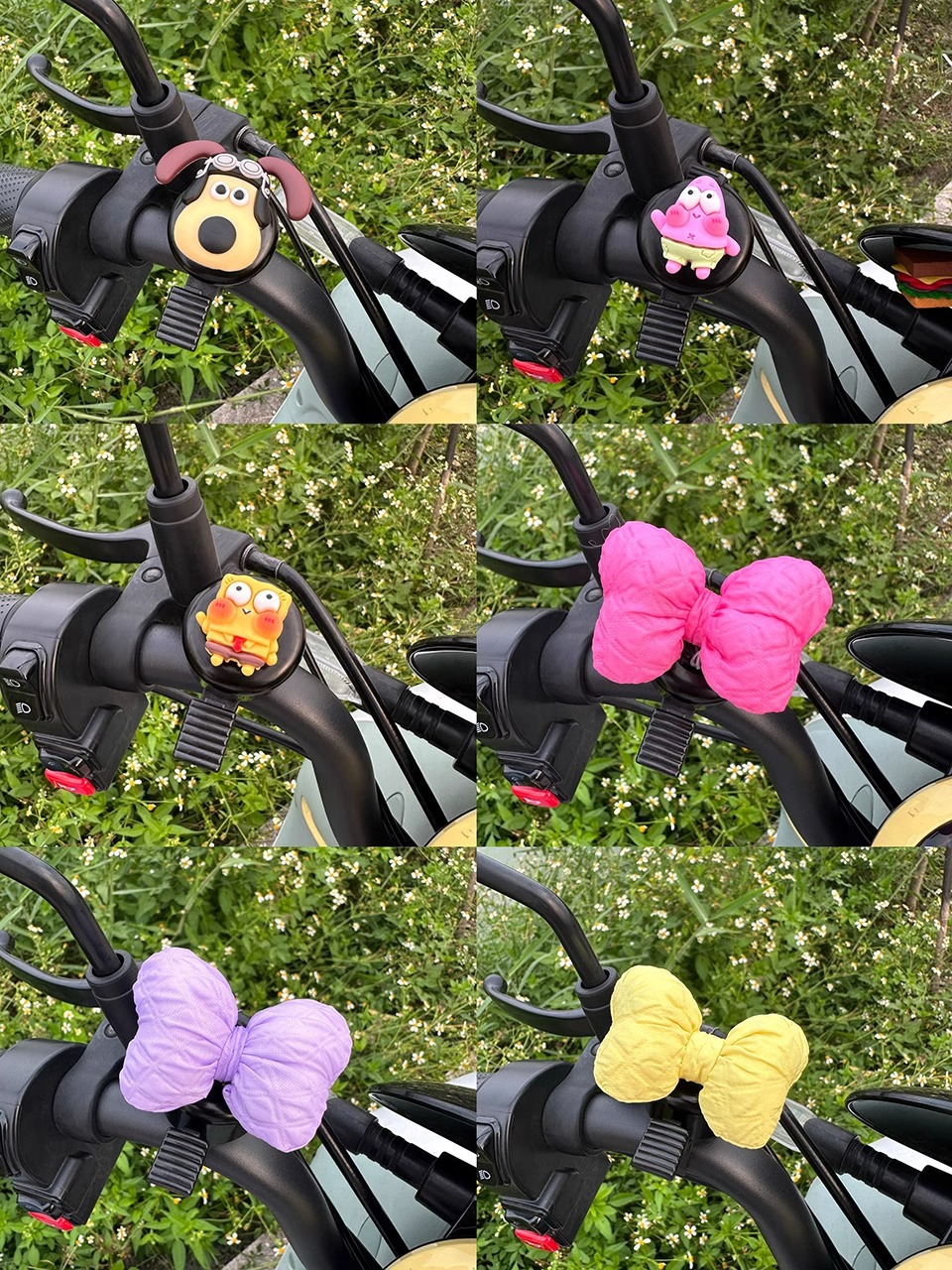 Description Picture 3 of itemXunting Bike Bell Cute Hamburger Horn MTB Road Bikes Children's Scooter Road Bike Bell Easy Installation