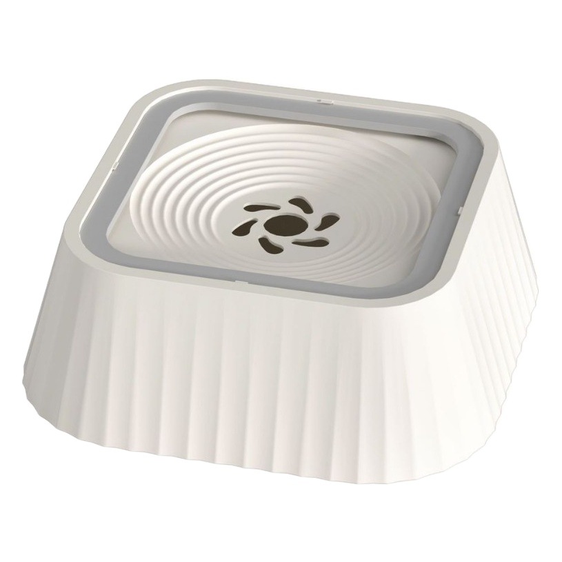 Beber agua para mascotas, boca no mojada, gato y perro, cuello universal, cuenco flotante, cuenco suspendido, artefacto de agua potable antideslizante antivolcado