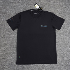 夏の欧米のスポーツ速乾の服の半袖のtシャツの男性の夏のゆったりしているフィットネスの弾力の丸首の大きいサイズのカジュアルな上着