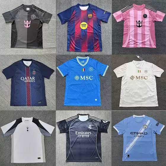2526 Season Club Jerseys - Barcelona, PSG, Cross-Border, Real Madrid, Inter Miami, Juventus - Short Sleeve Fan Edition Football Shirts