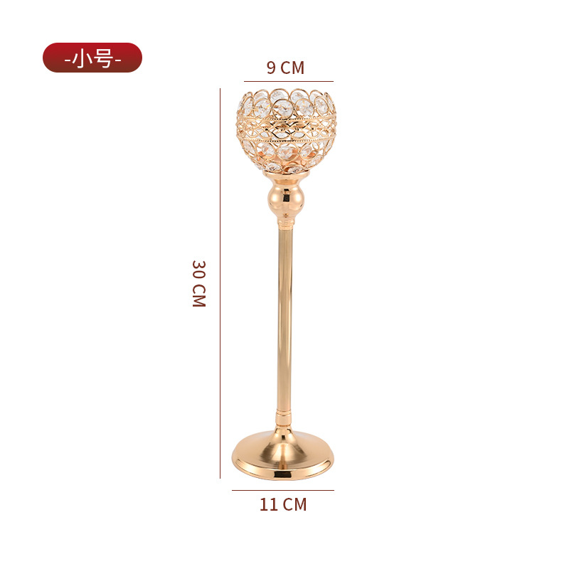 [스타일 3] 골드 H30cm 캔들홀더