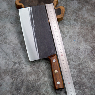 Master's hand-forged chopping knife with high hardness and ultra-sharp chopping chicken and duck ribs, chopping vegetables and meat chef's slaughtering knife
