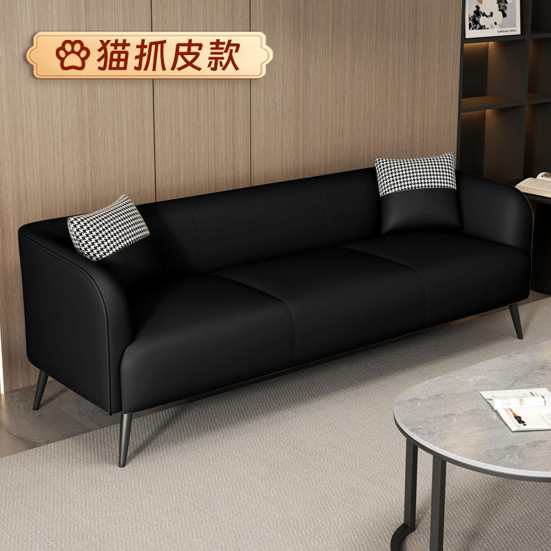 北欧ファブリックダブル3人用ライト高級猫スクラッチレザーソファ小さなアパート賃貸アパートホテルリビングルームチェスとカードルーム