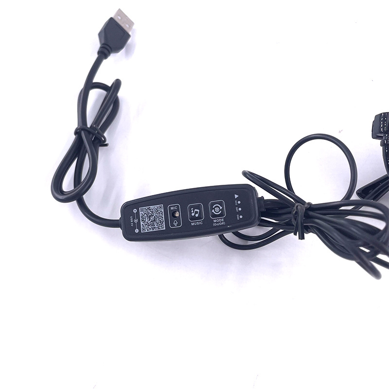 #588 螺旋LED眼镜(APP蓝牙控制)