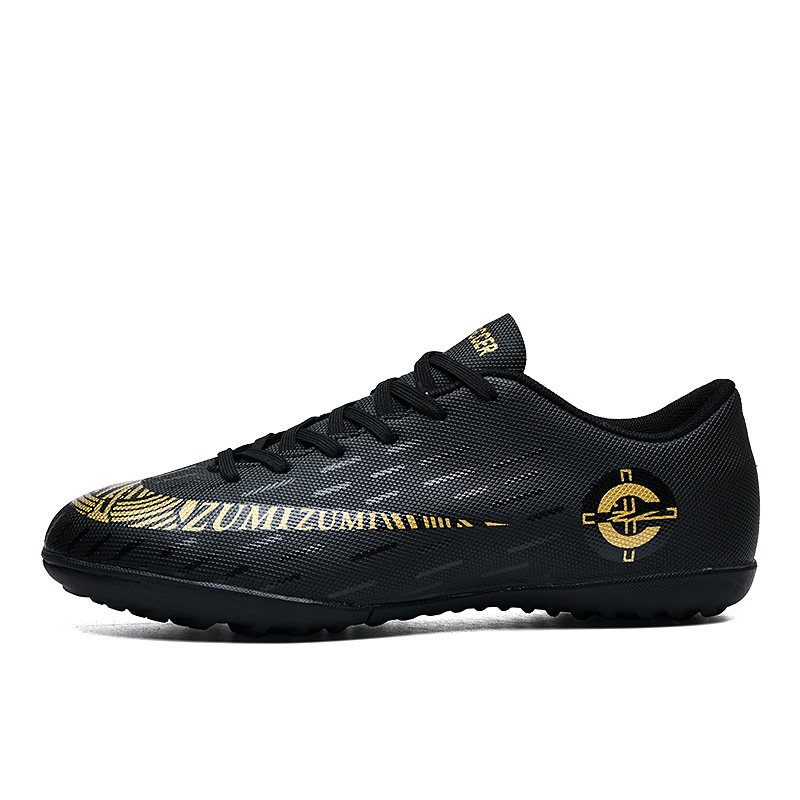 Bingbird transfronterizo nuevo zapato de fútbol FGTF hombre transpirable bajo zapato de fútbol de clavos largos y cortos competencia de entrenamiento