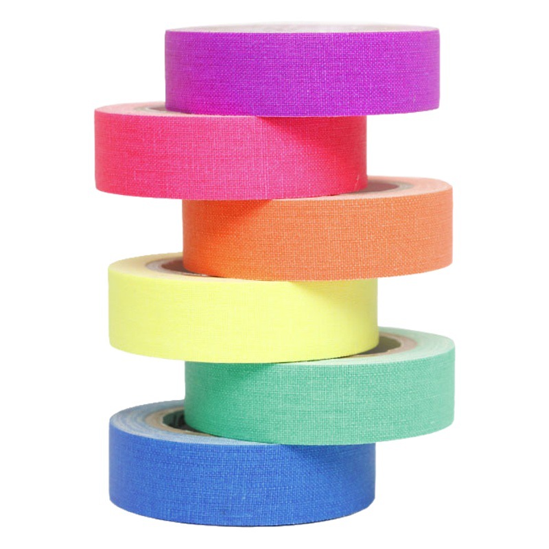 Cinta fluorescente UV luminosa | Pegatina adhesiva de advertencia para escenario, cine o decoración