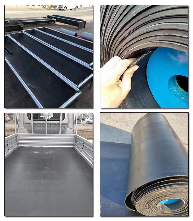Truck Compartment Rubber Mat, Rubber Pad for Wuling Rongguang New Car 1.5/ 1.8m Cargo Box, Wear-Resistant Rubber for Van