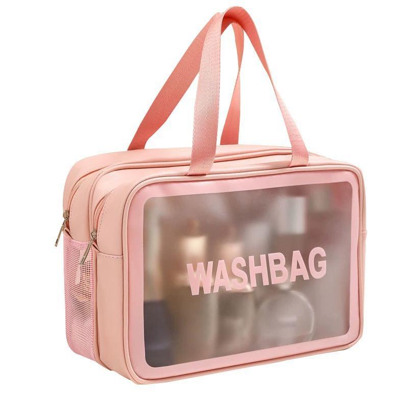 Cosmetic Travel Bag, Wet‑Dry Separation, Handheld & Shoulder Organizer, Small/Medium/Large