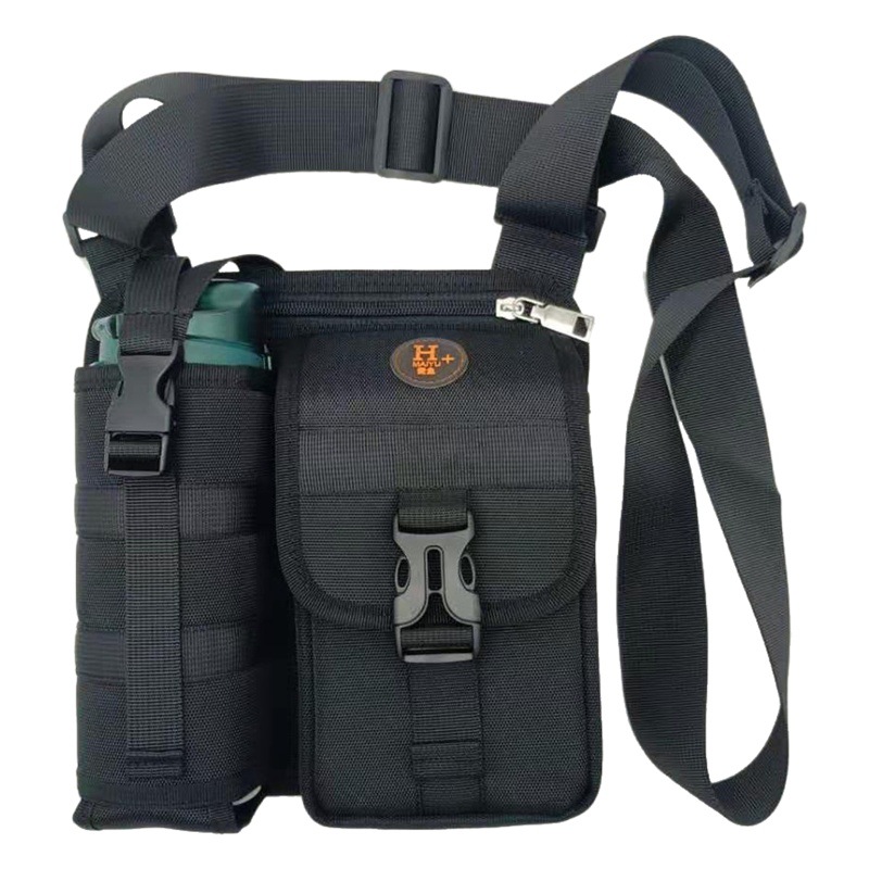 New Shoulder Crossbody Men's Bag Casual Walking Cup Bag Outdoor Travel Small Backpack Wear-resistant Waterproof Practical Satchel