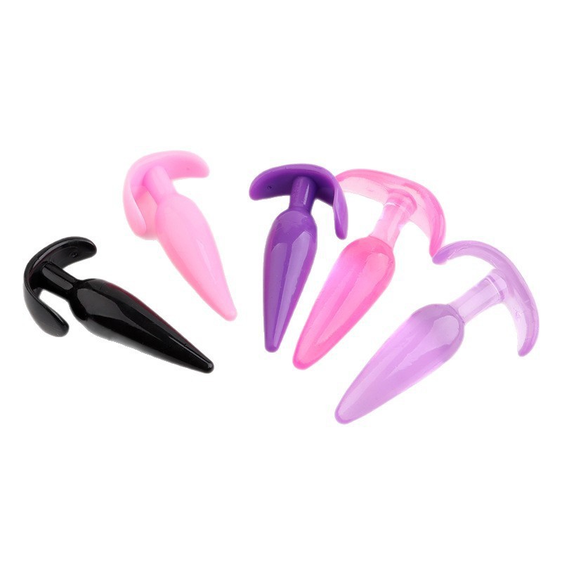 TPE Anal Plug, Large Pink Butt Plug for Adult Anal Play — detail image 7