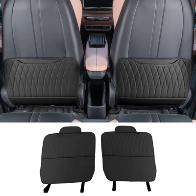 Chair back anti-kick pad Yuan up Dolphin, Seagull Anti-Kick - byd-seat-anti-kick-pad-knight-black-two-pieces