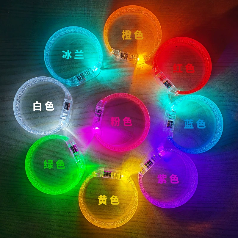 Светящийся браслет для концертов, акриловый флуоресцентный браслет, браслет для вечеринок, светящийся браслет для поддержки, реквизит для поддержки