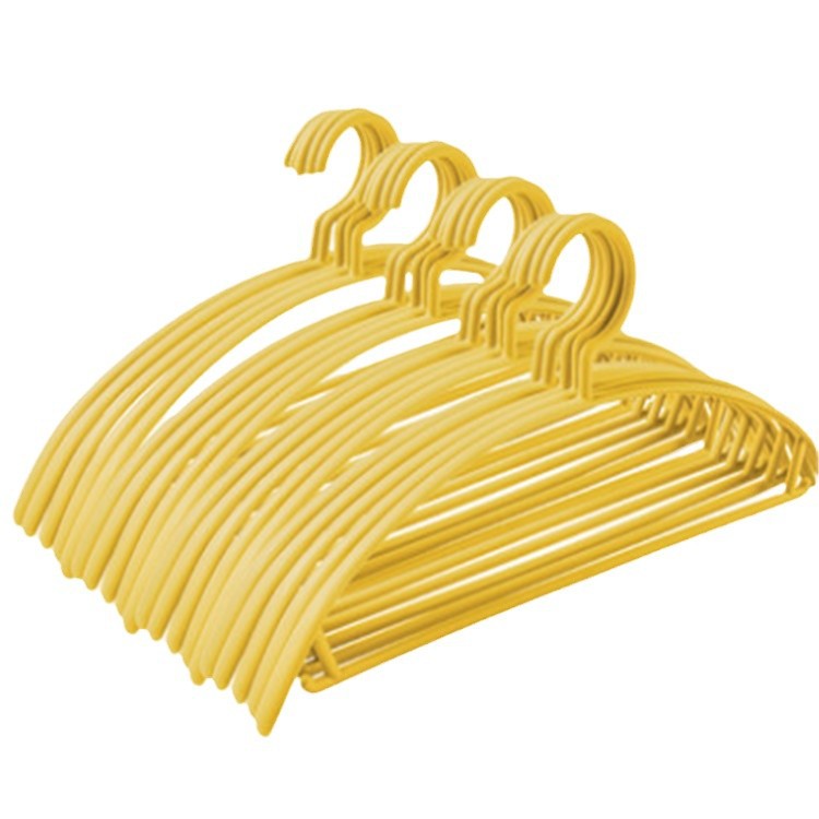 Hogar adulto macaron color antideslizante percha ropa soporte semicírculo percha de plástico sin costura ventas directas de la fábrica