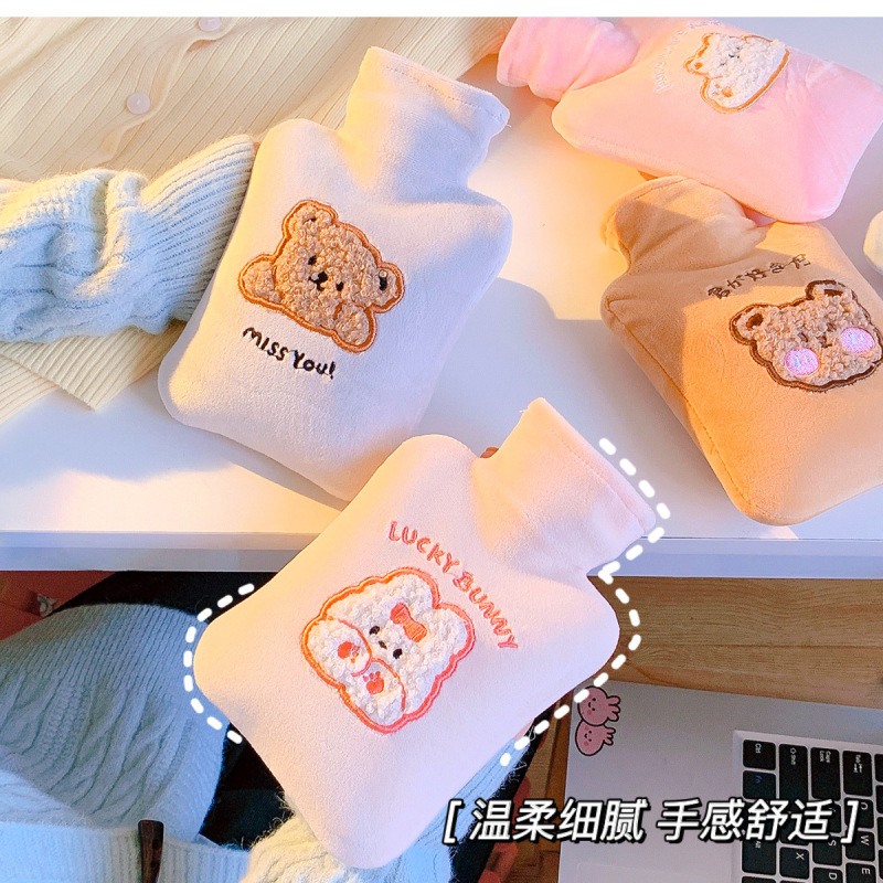 芸青オリジナルのぬいぐるみ湯たんぽかわいい灌水防爆学生は湯たんぽを取り外してアニメ注水して手を温める|undefined