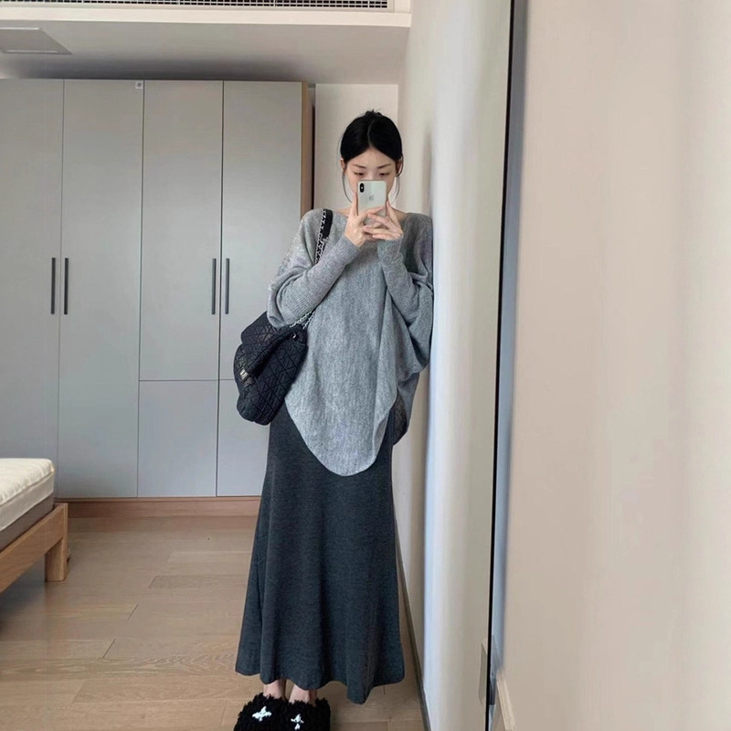 妊婦服の新型秋冬妊婦の不規則なプルオーバー|undefined