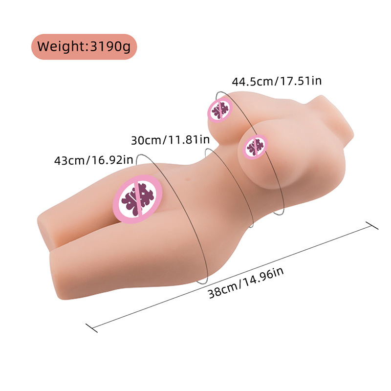 Full body doll half body male tpe silicone real version inverted mold ass girlfriend airplane cup adult supplies