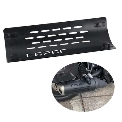 Suitable for Honda Renegade CM300 CM500CMX Special Modified Exhaust Pipe Ironing Board Heat Shield Heat Insulation Board (Motorcycle exhaust pipe)