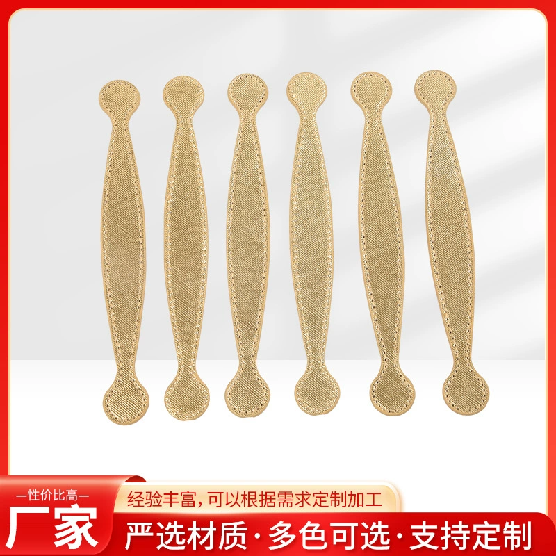 Производители поставляют PU кожаную ручку багажные аксессуары кожаная ручка высокого класса материал подарочной коробки DIY утолщенный портативный ремень