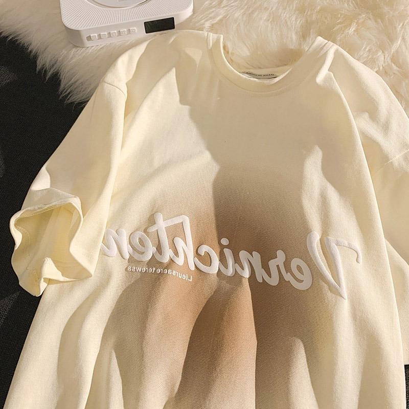 Japanese Style Soft Girl Cute Design Niche Short-Sleeved T-Shirt for Women Loose Korean Style Trendy Student Sweet and Cool Half-Sleeved Top