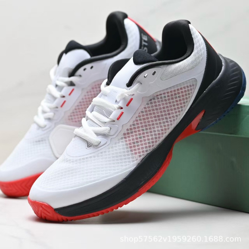 New French Tech Point Polyester Plaid All-Match Low-Top Tennis Shoes Men's and Women's Shock Absorbing Sports Shoes