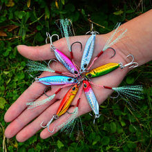 岸抛铁板路亚饵远投小铁板双沟亮片假饵翘嘴鲈鱼路亚假饵桂鱼鳜鱼