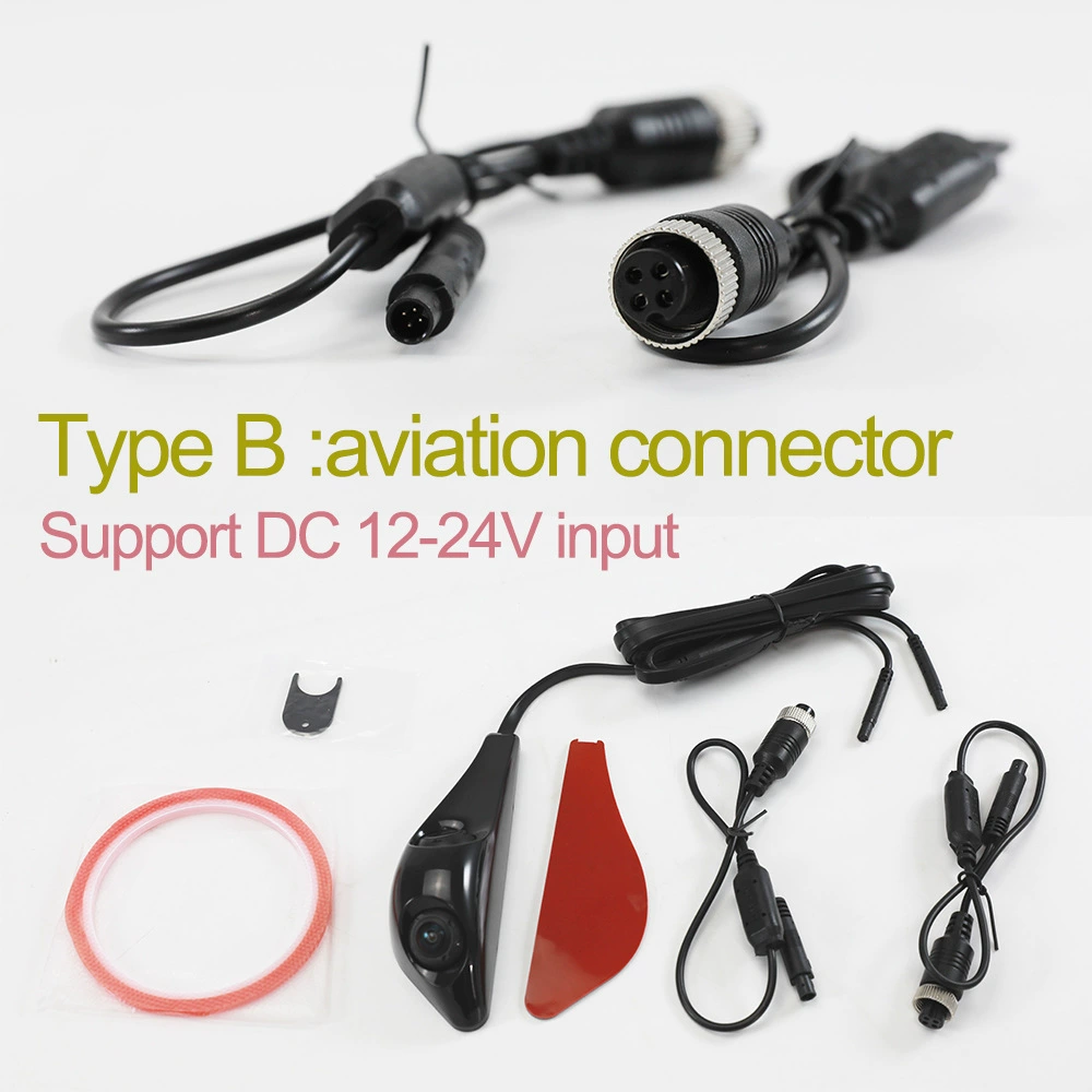 Punch-free binocular blind zone front and rear integrated aviation head left and right side blind zone CMS electronic rearview mirror camera