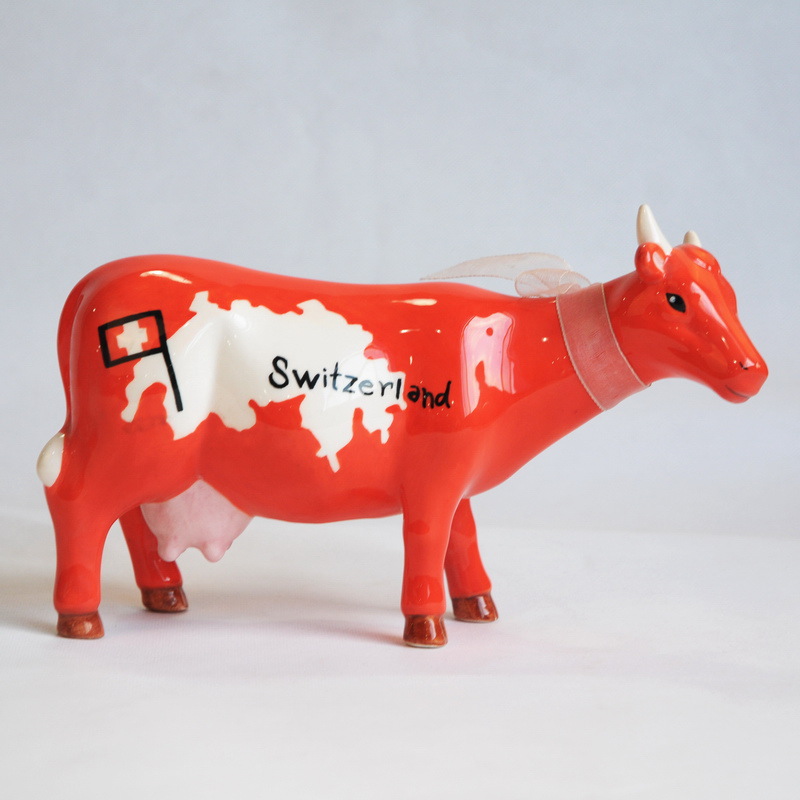 Cerámica vaca vaca hucha vaca hucha ternera hucha dibujos animados adorno de vaca moneda para niños tarro de almacenamiento de toros