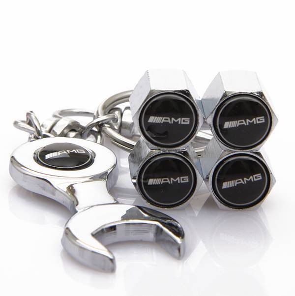 Suitable for Mercedes-Benz C-Class S-Class Gla Glk Glc Tire Valve Cap Anti-Theft Personalized Modified Valve Core Cap