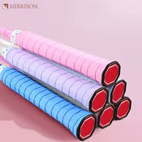 Ракетка для бадминтона, ручной клей, нескользящая ручка Zen с мягкой амортизацией, удобная и дышащая ракетка для бадминтона, ручная износостойкая, впитывающая пот лента