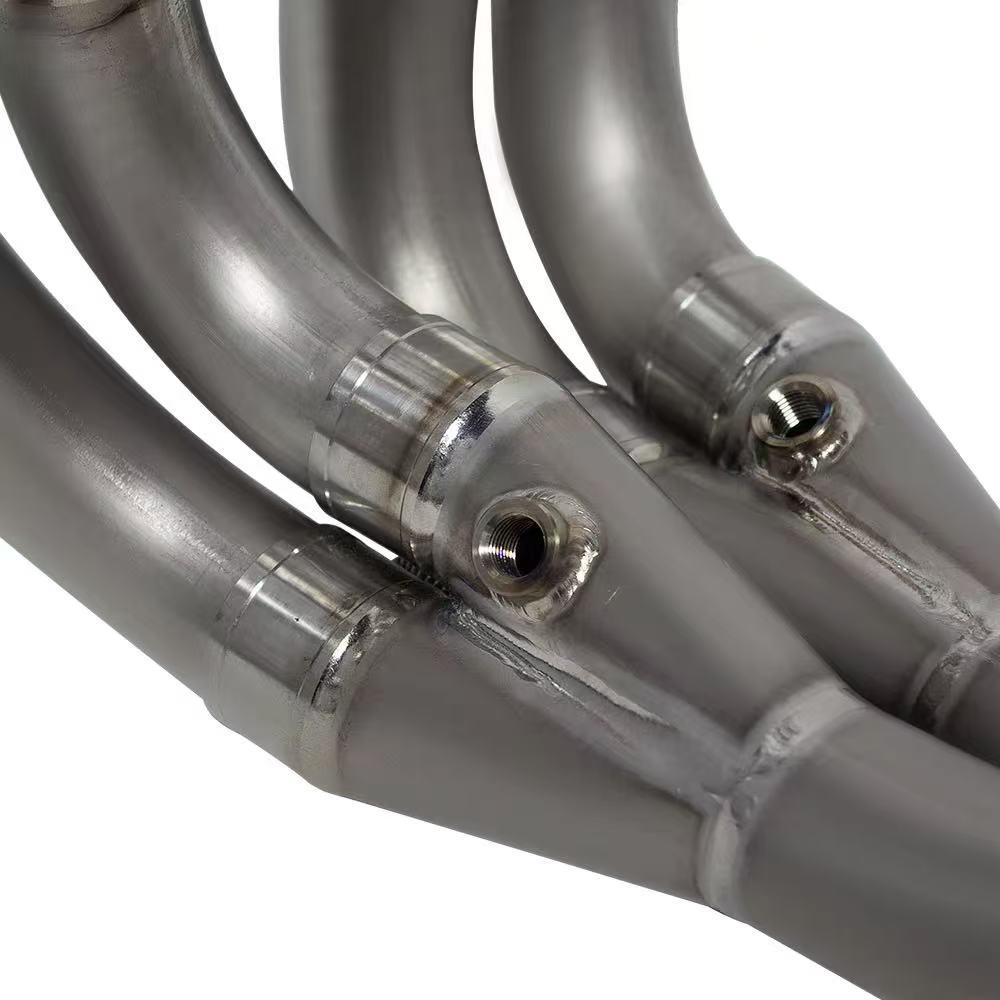 Suitable for motorcycle exhaust pipe modification, Honda CBR1000RRR titanium alloy front section connected to the original factory tail section, new model