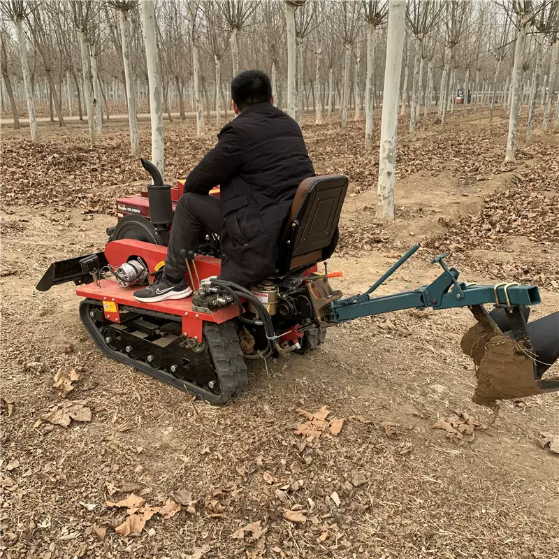 履带式旋耕机农用多功能耕地机家用2026新款果园微耕机起垄机