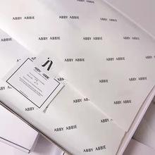 服裝雪梨紙印刷logo定 制 高檔禮品包裝紙硫酸紙定 做 拷貝紙批發