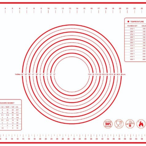 Tapete para amasar de silicona de grado alimenticio, personalizable y grueso, tapete antideslizante para masa para hornear en la cocina del hogar, tabla de cortar grande.