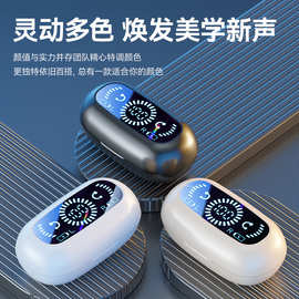 跨境新款私模传导蓝牙耳机不入耳夹式运动数显超长续航无线耳机