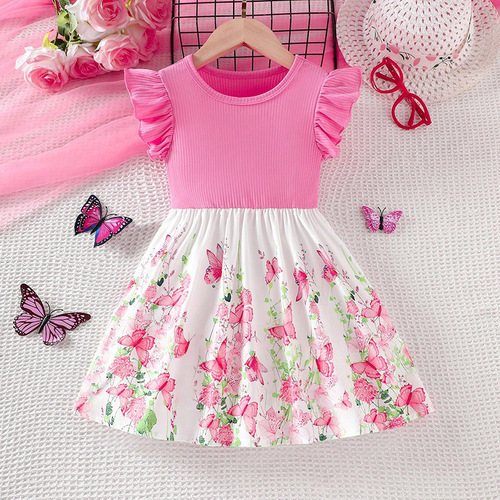 Summer Children Skirts Girls Girls Dresses Thin Patterned Dresses Summer A Category Little Girls Skirts
